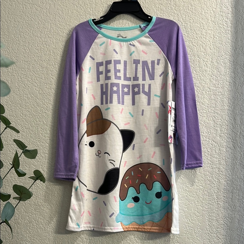 🎉6 for $30🎉 Girls Squishmallows Nightgown pajamas